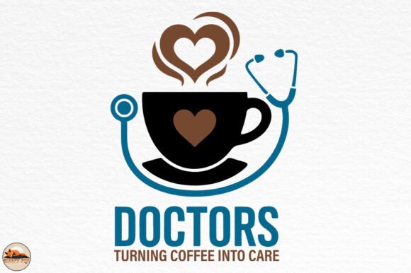 Doctors Turning Coffee into Care PNG SVG Graphics and Crafts