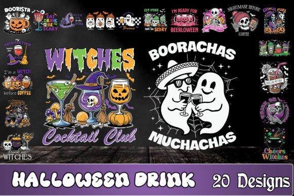 Halloween Drinks SVG Bundle Review