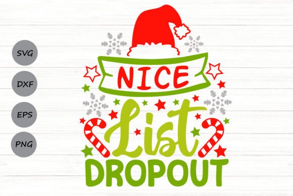 Nice List Dropout Svg Graphics and Crafts Review