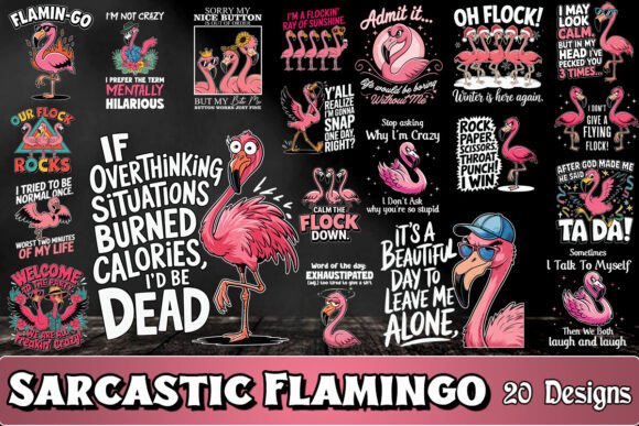 Sarcastic Flamingo SVG Bundle: A Designer’s Review for Graphics and Crafts