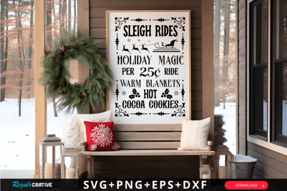 Sleigh Rides Holiday Magic 25c SVG: Graphics and Crafts Review
